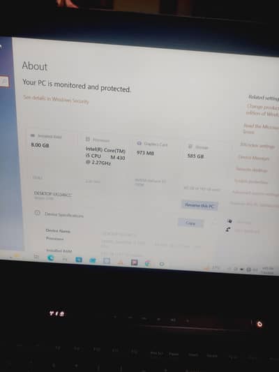 dell vostro 3700 big disply 17.3" 8gb rm 500gb hrd 128gb ssd