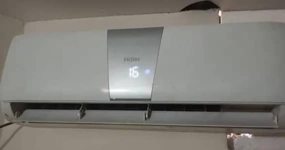Haier1 Ton. ac with perfect cooling and. orginal condition orginal