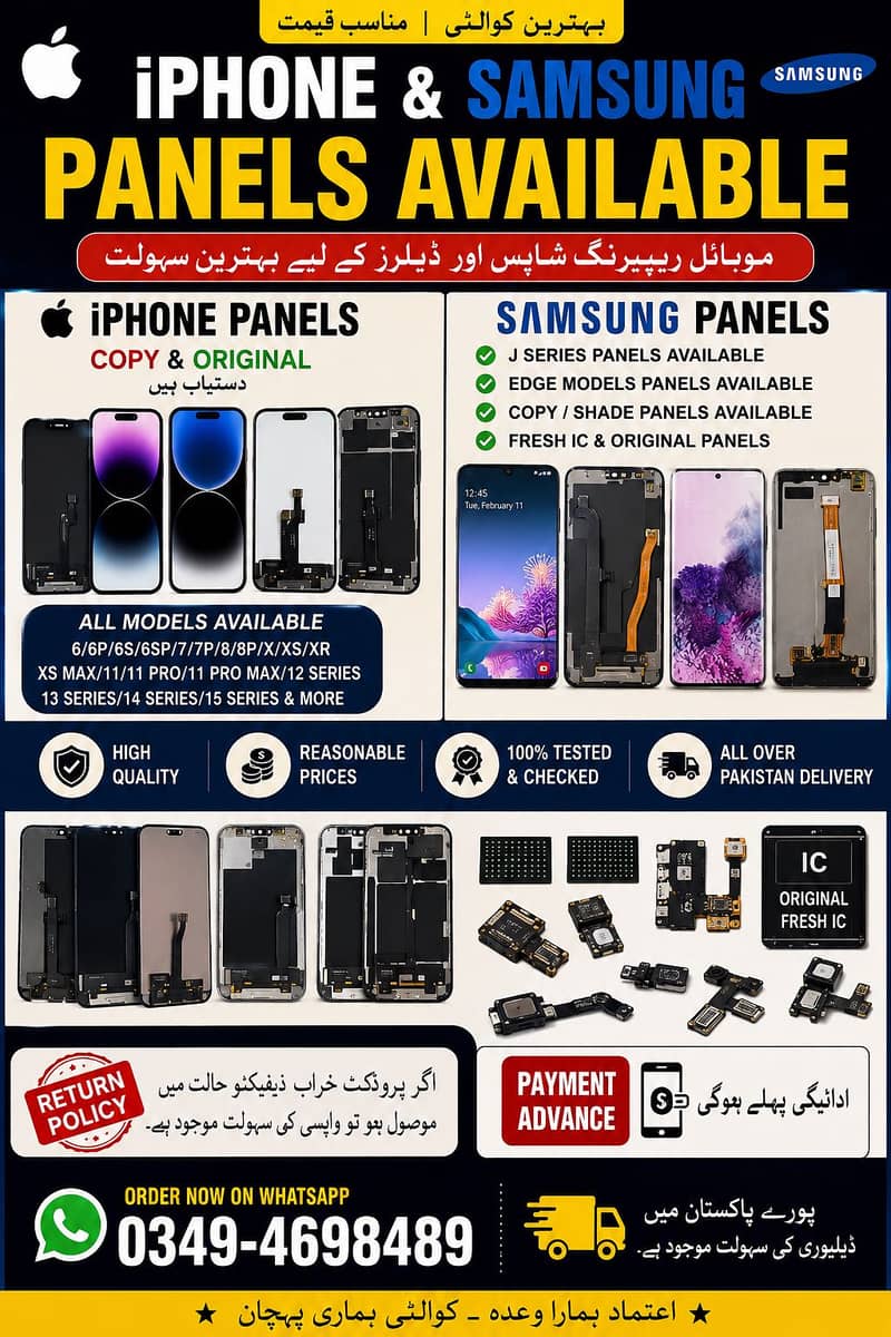 Mobile LCD Panel – Replacement Display 0