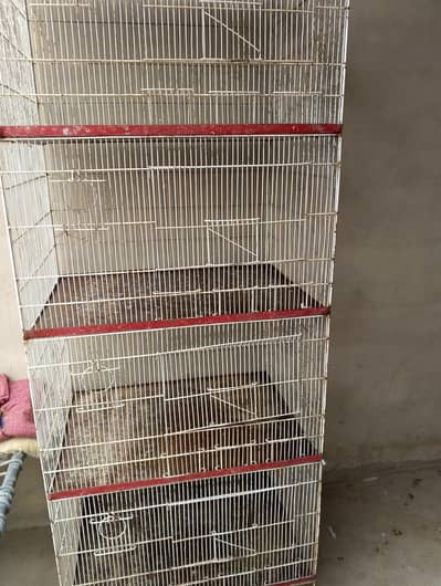 Cage for sale  size 2 by 2.5 tray everything is ok 4 portions