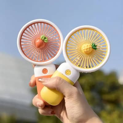 Rechargeable mini handy fan portable usb coling fan cute design