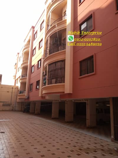 2 Bed DD, Flat 3rd floor For Sale Saima Arabain Villas, North Karachi