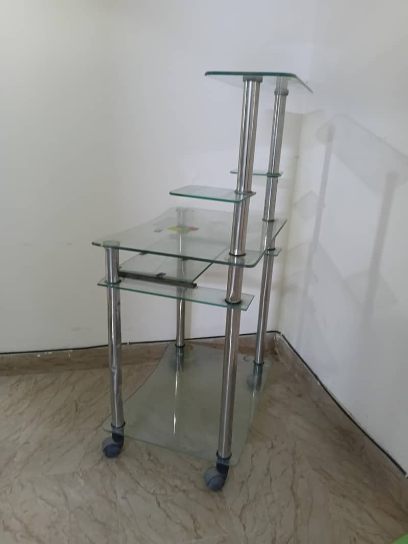 Computer Trolley Glass 3