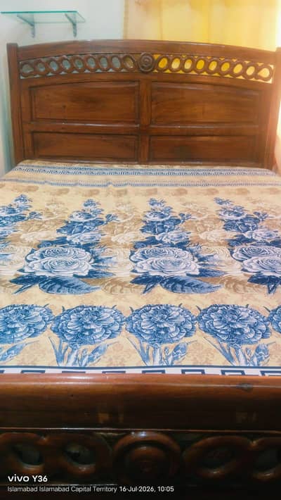 queen size bed with mattress contact 0300. . . 9452094