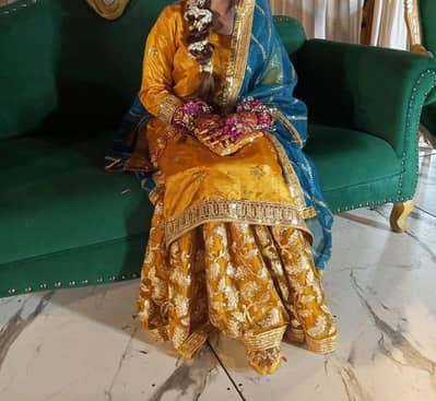 Beautiful Mehndi sharara