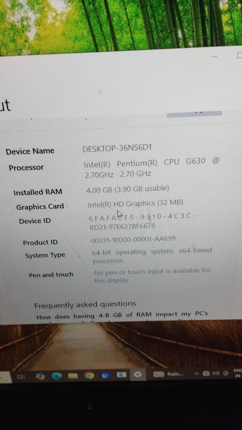 Dell desktop see specification 2