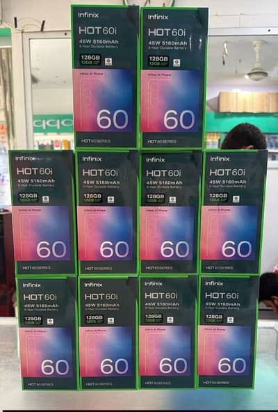 infinix not 60i 6 plus 6 RAM12gb 128 GB official PTA approve