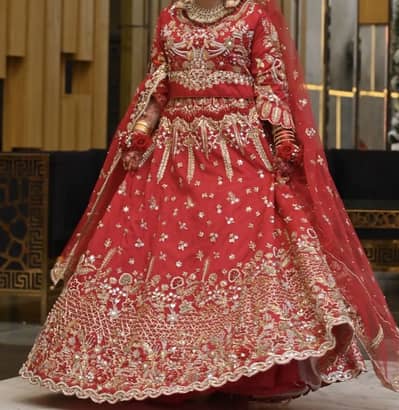 Raw silk Lehnga only one time use
