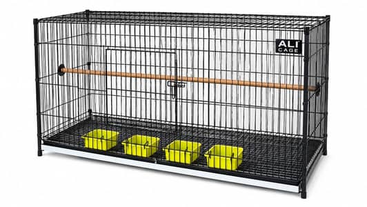 3 Folding Cage's 4 feet × 2 feet × 2 feet heavy duty
