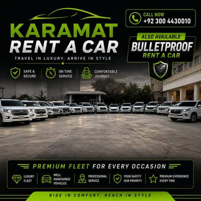 Luxury & Bulletproof Rent A Car | With & Without Drive