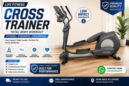 Life Fitness Elliptical Cross Trainer | Commercial Gym Cardio Machine