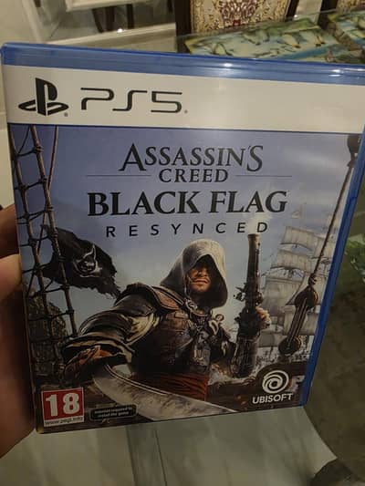 Assassin creed black flag resynced & Star Wars jedi PS5 disc