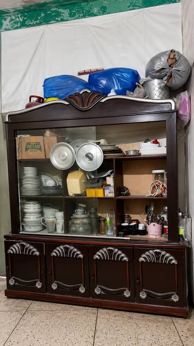 Used Furniture Set – Bed, Showcase, Tables & 4 Chairs | Lahore