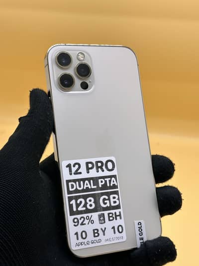 Apple iPhone 12 Pro 128 dual Sim PTA APPROVED 92% BH