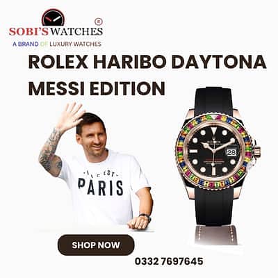 Sobi Watches • Rolex Haribo Daytona Messi Edition • Luxury Swiss Time