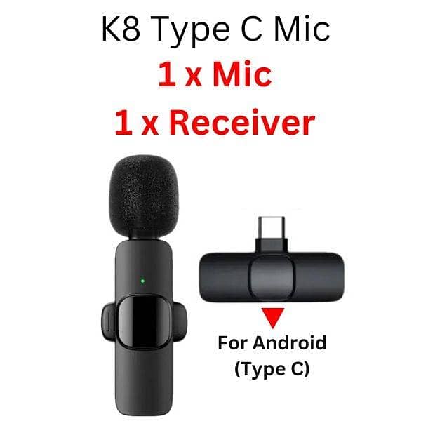 wireless mic USB C Type 0