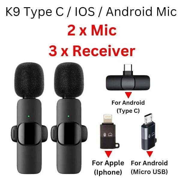 wireless mic USB C Type 2