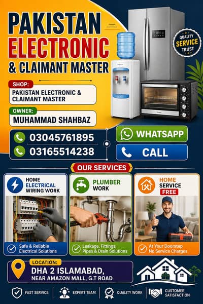 Fridge, Water Cooler, Dispenser & Oven Repair | Home Service