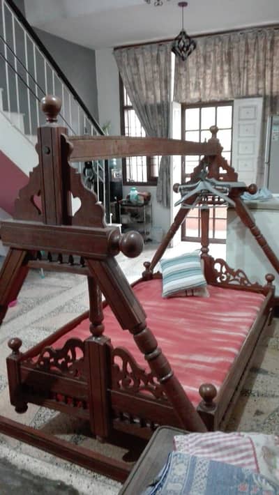 Wooden swing(jhola)