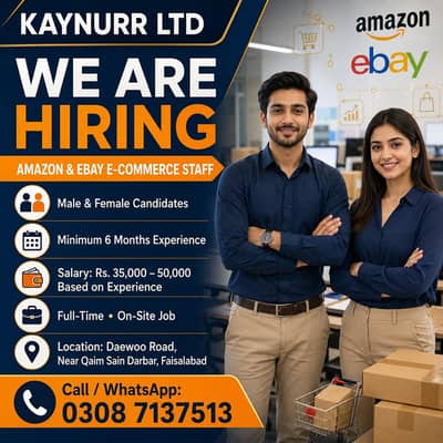 Amazon / Ebay jobs / E-commerce/ FSD/ 0/3/0/8/7/1/3/7/5/1/3