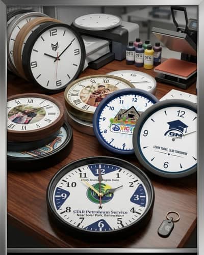 Custom Logo Wall Clocks Bulk Manufacturer | Corporate & School Giveaw