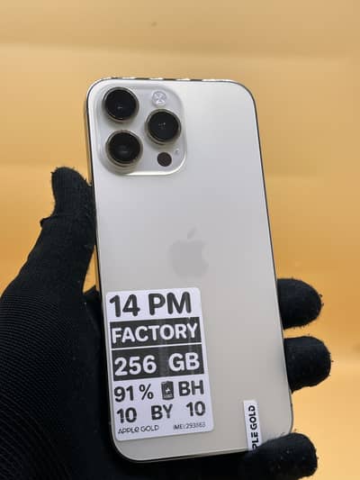 Apple iPhone 14 Pro Max 256 GB Factory unlocked Non PTA 91% BH