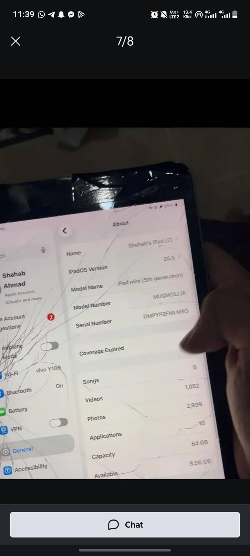 Ipad Mini 5 Touch Break 7