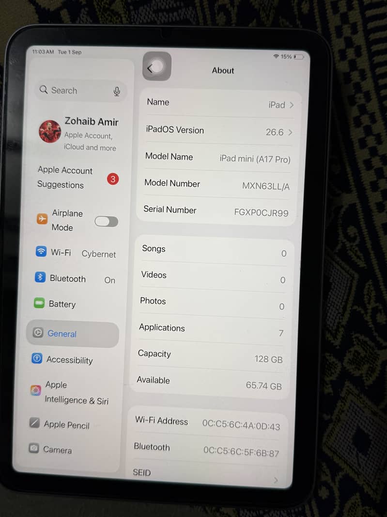 iPad mini 7 5
