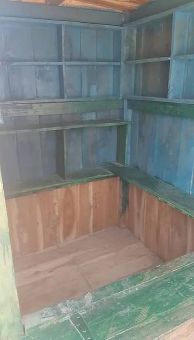 Wooden Shop Cabin / Counter For Sale