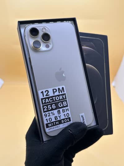 Apple iPhone 12 Pro Max 256 GB Factory unlock Non PTA 92% BH