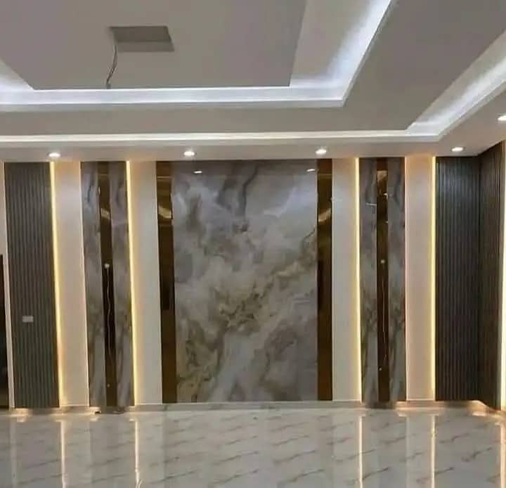 PVC wallpanel- Wpc wallpanel-Fluted wall panel-Solid panel-Media wall 2