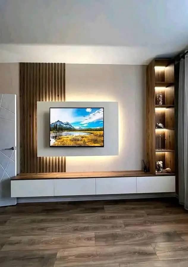 PVC wallpanel- Wpc wallpanel-Fluted wall panel-Solid panel-Media wall 14