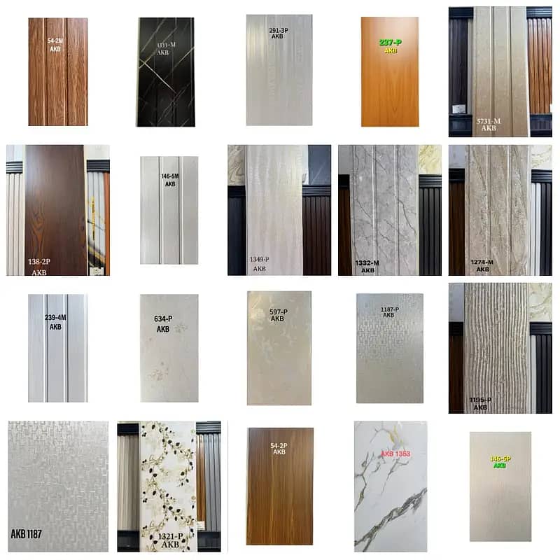 PVC wallpanel- Wpc wallpanel-Fluted wall panel-Solid panel-Media wall 2