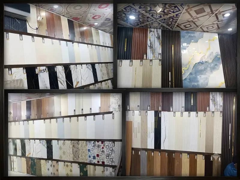 PVC wallpanel- Wpc wallpanel-Fluted wall panel-Solid panel-Media wall 16