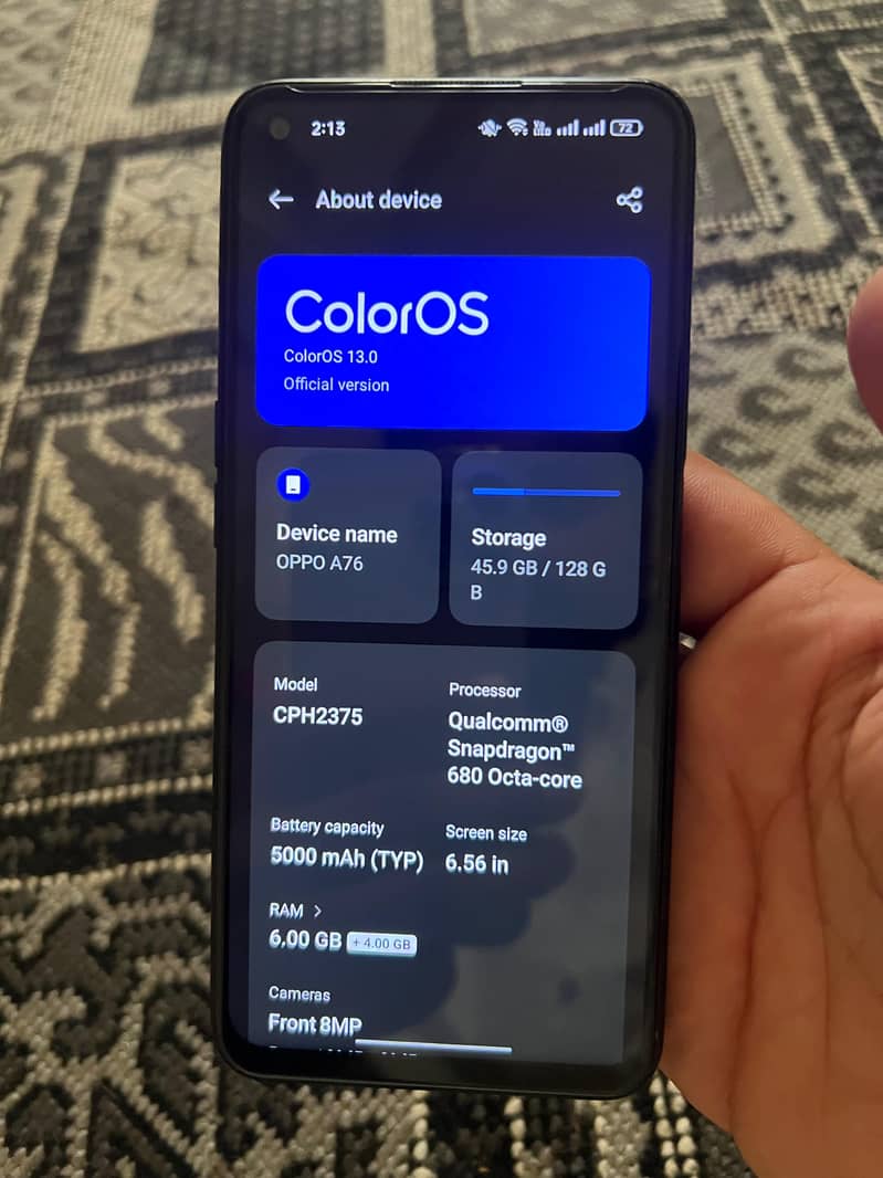OPPO A76 4