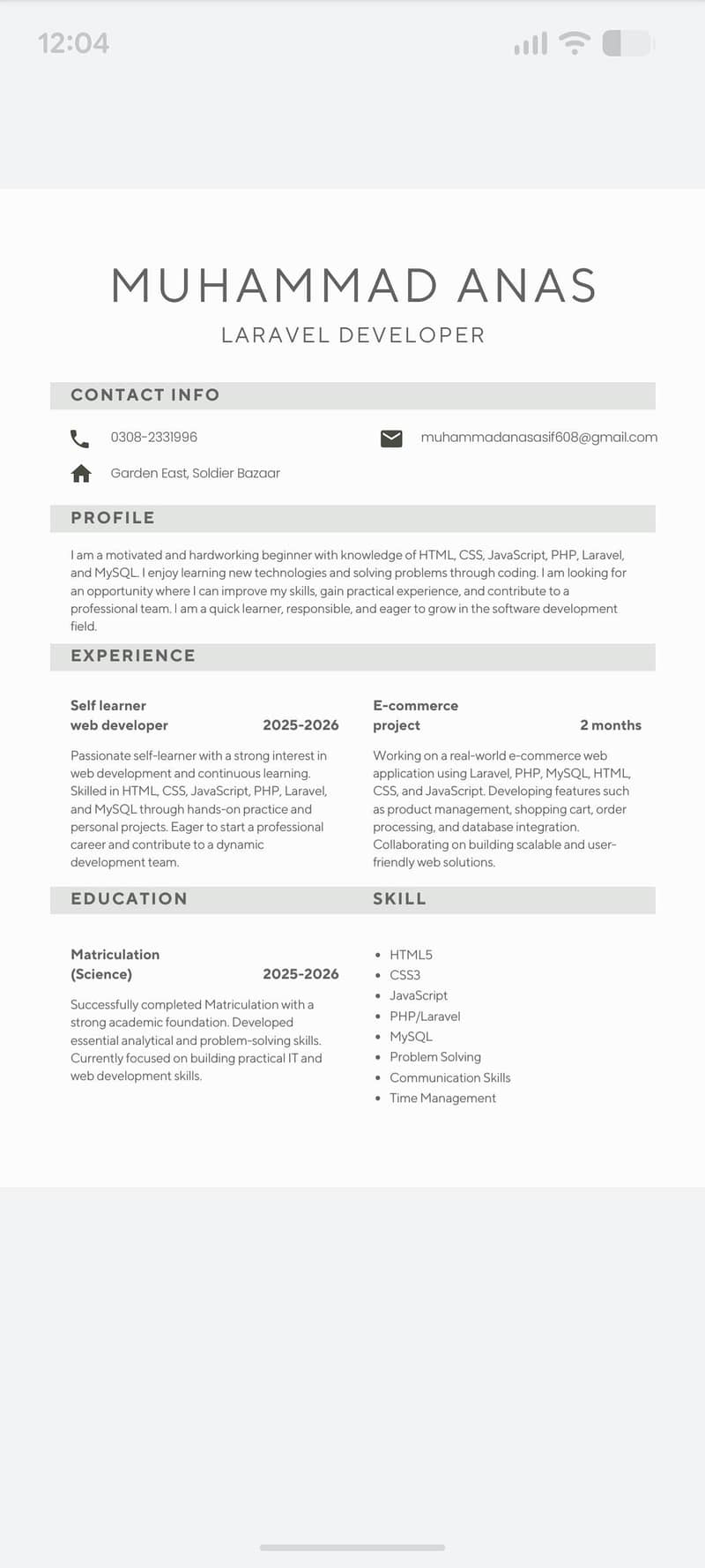 Laravel developer 0