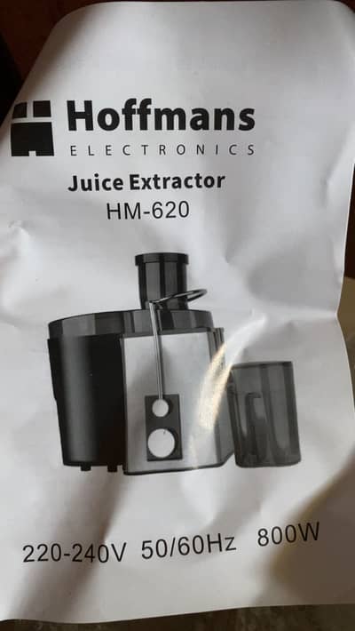 Hoffman juicer