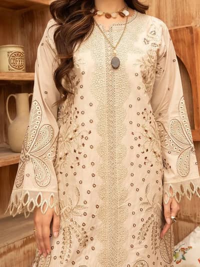 Designer Embroidered Wedding Collection 3 Piece Suit Premium Quality