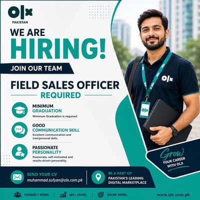 Field Sales Officer Required | OLX Pakistan