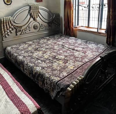complete bedroom set bed mattress dressing and side tables