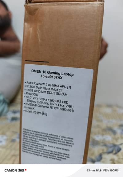 HP OMEN 16-AP0167AX (Mint Condition - 2 Weeks Old)