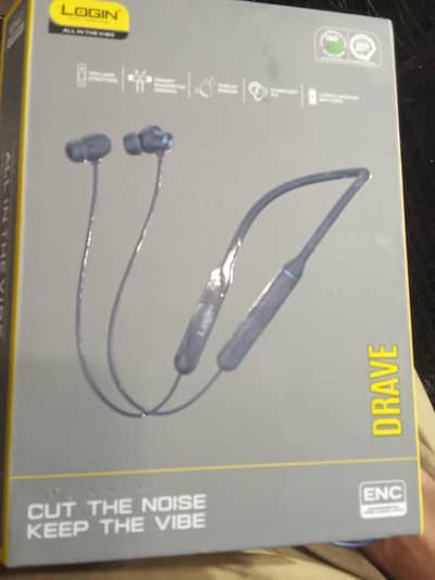LOGIN DRAVE Neckband Earphones | ENC | Brand New With Box