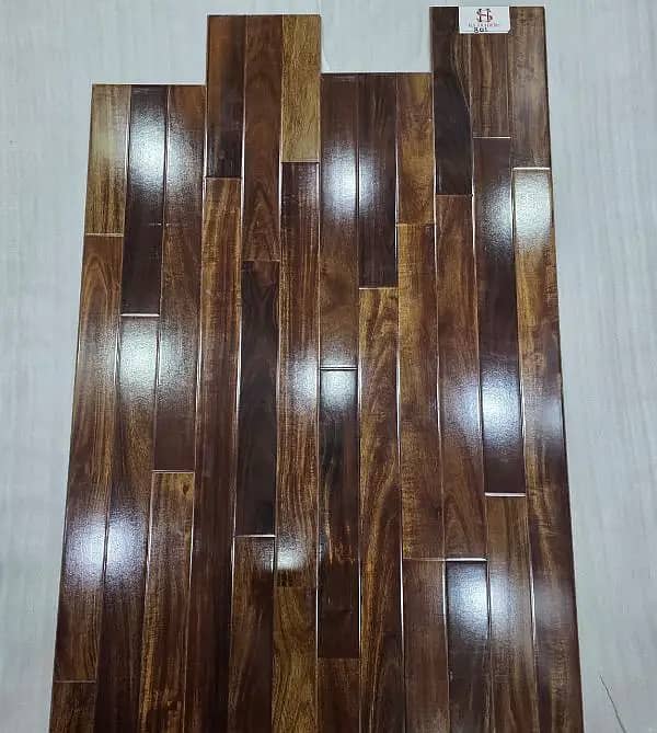 Wpc fluted panel-Wall panelling-Solid panel-laminated gloss flooring 3