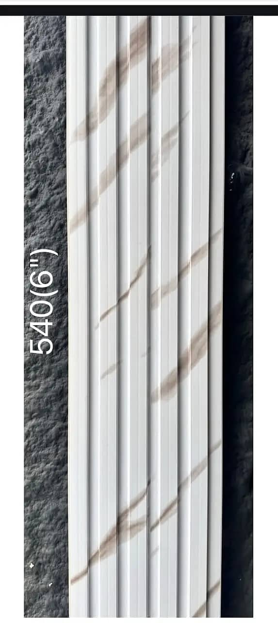 Wpc fluted panel-Wall panelling-Solid panel-laminated gloss flooring 5
