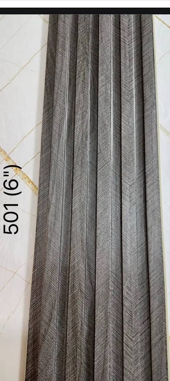 Wpc fluted panel-Wall panelling-Solid panel-laminated gloss flooring 8