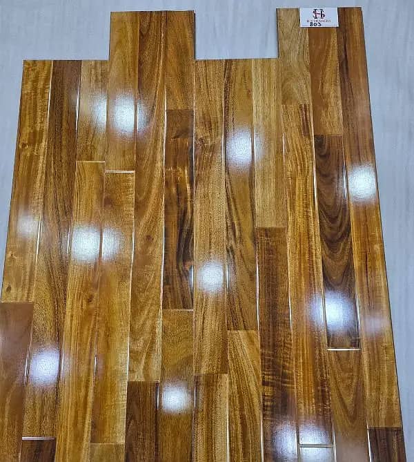 Wpc fluted panel-Wall panelling-Solid panel-laminated gloss flooring 19