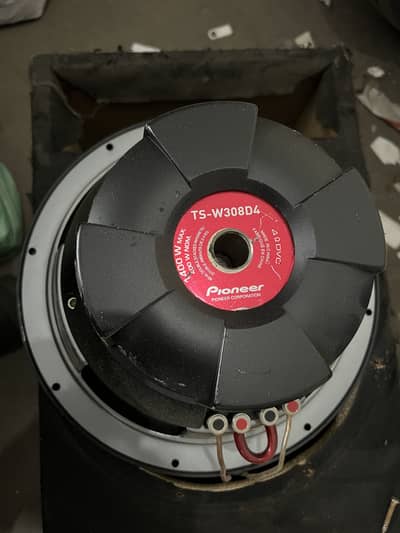 Pioneer TS-W308D4 Sub Woofer 1400W with Base Tube