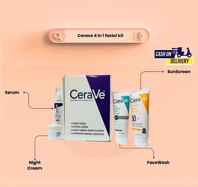 CerVe 4 in 1 kit | 100% Original |Don't choose cheaper Choose Original