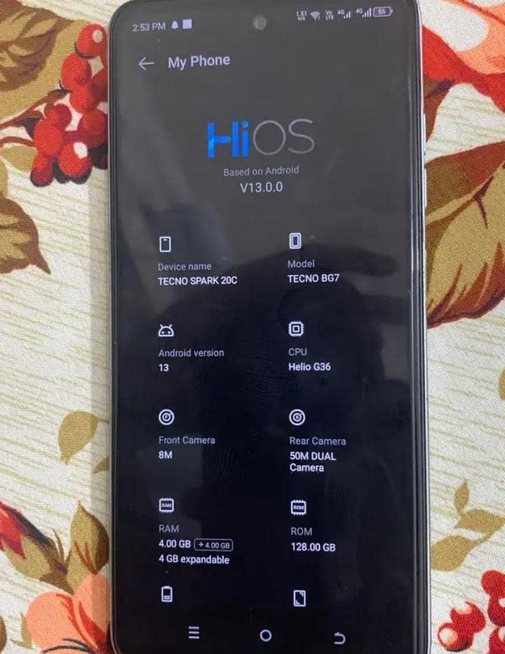 Tecno Spark 20C 5