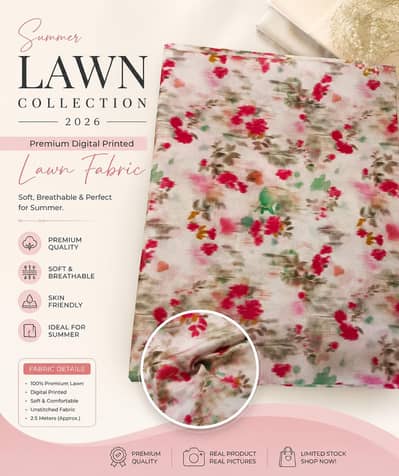  2PC LAWN COLLECTION – 2026 